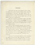 Moe Howard's Script Treatment for ''The Three Stooges Go Around the World in a Daze'', With Working Title ''The Three Stooges Go Around the World on Eighty Cents'' -- 68pp., Very Good Plus